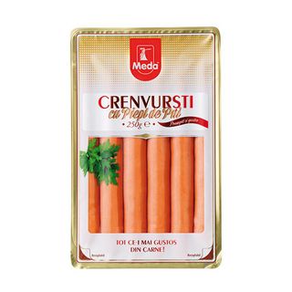 Meda Crenwursti Piept De Pui Vid 250G
