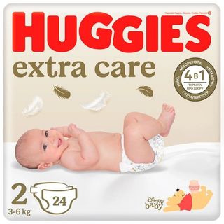 HUGGIES Scutece Extra Care Small (2) 3-6kg 24buc