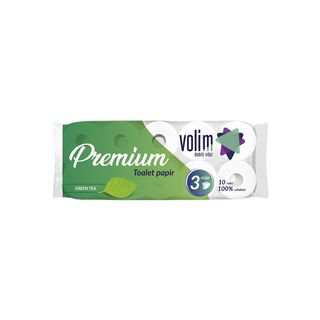 Volim Premium Toalet Papir 10/1 3Sl Green Tea (195764)