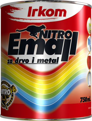 Nitro emajl s.braon 0.75l Irkom 86200013