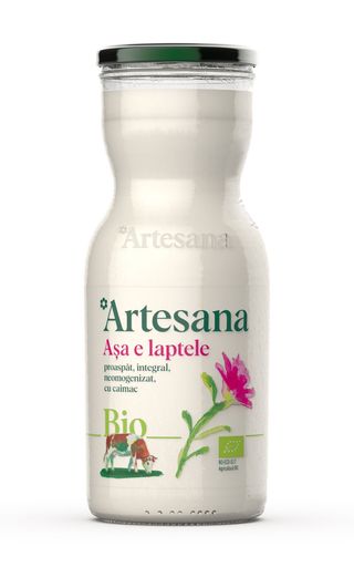 Artesana Lapte Ecologic De Vaca 1000 Ml