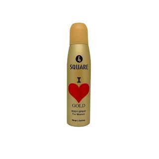 4SQUARE deo sprej ženski I love gold 150 ML | 8699009454345