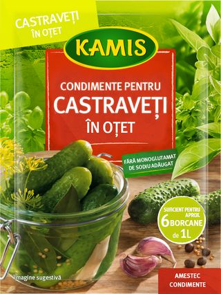 Kamis Condiment castraveti in otet 35 g