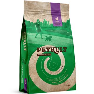 Hrana uscata pentru caini Petkult Probiotics Rata Adult Talie Mica 8kg