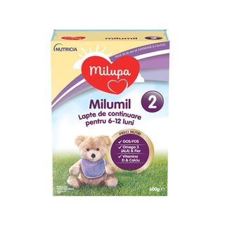 MILUPA Lapte praf Milumil 2, incepand de la 6 luni, 600g