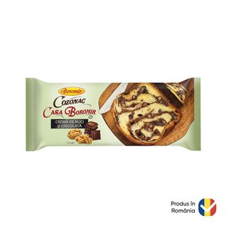 Boromir Cozonac Crema Nuci Ciocolata 550G