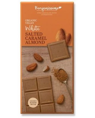 Benjamissimo BIO шоколад солен карамел и бадеми