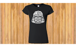 DARK VADER crna ženska majica