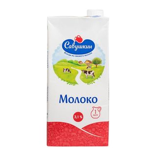 САВУШКИН Lapte pasteurizat 3,1% 1l
