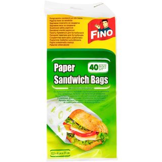 Fino, Pungi din hartie pentru sandwich-uri, 40 bucati (ID 85596)