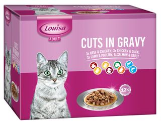 Louisa Hrana umeda pt pisici diverse sortimente 12 x 100 g