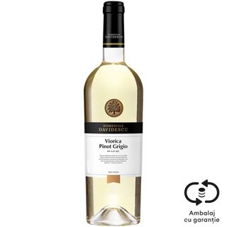 Domeniile Davidescu, Vin alb sec Viorica Pinot Grigio 0.75L (ID 43492)