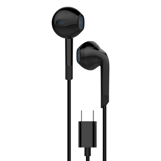 CASTI STEREO CELLARA CU MUFA TYPE C - NEGRU,CL72548