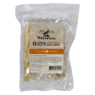 Recompense pentru caini Wolfpack Gheare albe de pui 100g