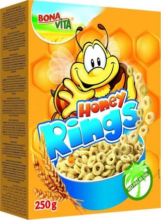 BONA VITA Inele din cereale cu miere 250g