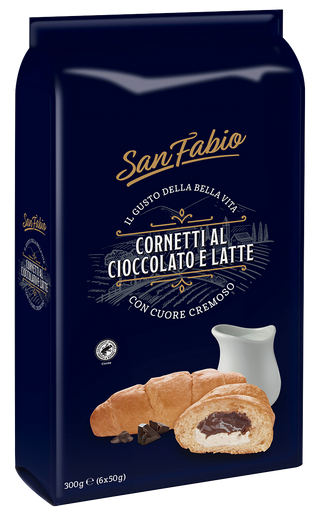 San Fabio Prajituri lapte si ciocolata 6 x 50 g  