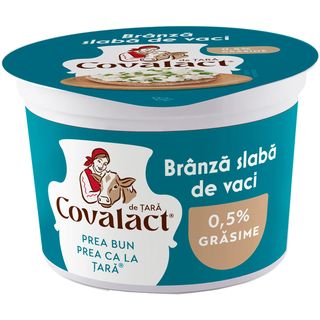 Covalact de Tara, Branza slaba de vaci 0.5% grasime 200g (ID 69897)