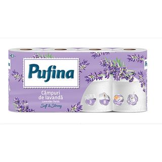 Pufina Hartie Igienica Lavanda 3 Str 8 role