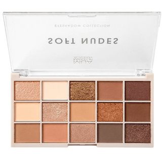 MUA MAKEUP paleta sjenki 15 soft nudes | 5055402980196