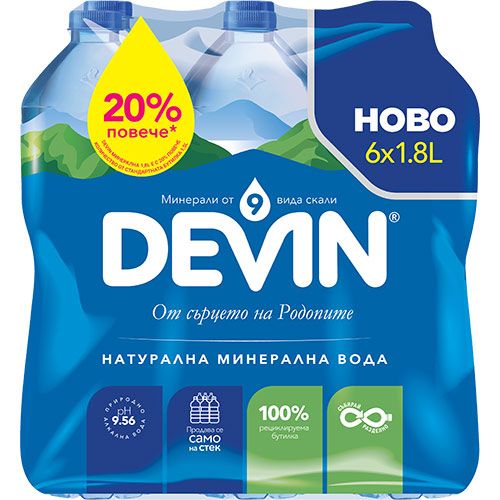 Devin минерална вода  мултипак