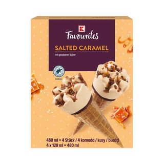 K-Fav.Ing.Cornet Caramel Sarat 4X120Ml