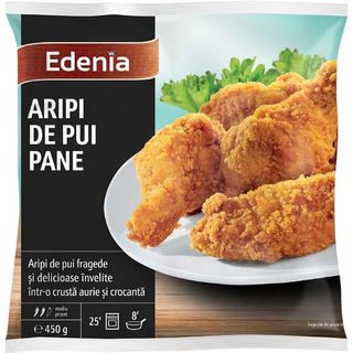 Edenia Aripi De Pui Pane 450G