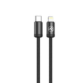 Cablu date si incarcare rapida Tellur Minimalist USB-C to Lightning, 27W, 1m, negru