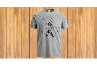 ZONGLER siva majica t-shirt