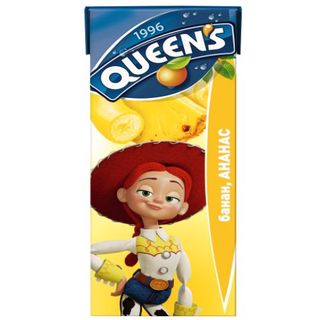 QUEEN'S DISNEY Нектар ананас и банан 0.2 Л / 38918607