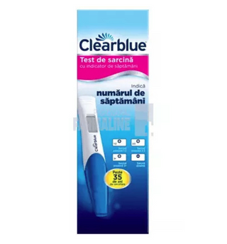 Test de sarcina digital cu indicator de saptamani CB9, Clearblue | 1 buc