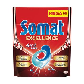 Somat Excellence 4u1 Kapsule Za Strojno Pranje Posuđa 50 Kom