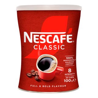 Nescafe classic кафе разтворимо метална кутия 100г\02400202