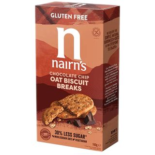 Nairn's, Biscuiti din ovaz integral fara gluten cu bucati de ciocolata 160g (ID 1516)