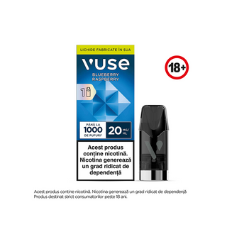 VUSE 1 POD CAPS BLUEBERRY RASP 20 MG/ML