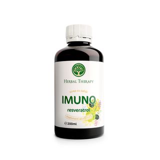 Sirop IMUNO Resveratrol (Extract de Măceș, Ciocoare, Roiniță, Echinacea, Ghimbir, Cătină, Resveratrol)