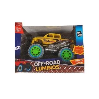 Camioneta cu roti luminoase