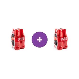 2 X Coca-Cola Bautura Carbogazoasa Cola Sticla 4x0.33L