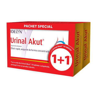 Idelyn Urinal Akut 10 Tablete 1+1 Cadou