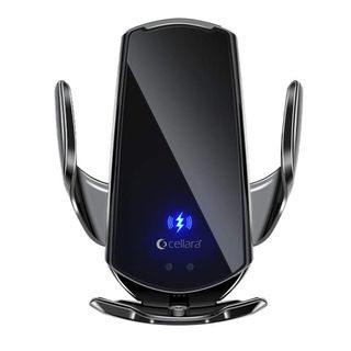 SUPORT AUTO TELEFON WIRELESS CELLARA CU SMART SENZOR 15W - NEGRU,CL72180