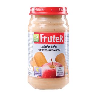 Kašica Fructal piškote,jabuka Frutek 190g