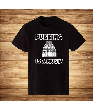 DUBBING crna muška majica t-shirt