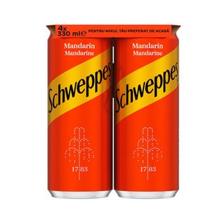 Schweppes Mandarin 4X0,33L Dz Sgr