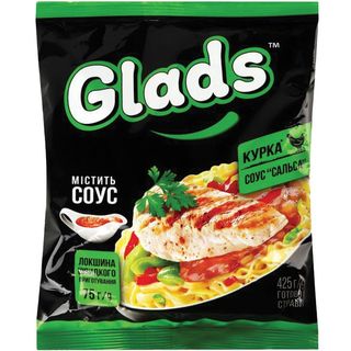 GLADS Tăiței de găina + sos Salisa 75g