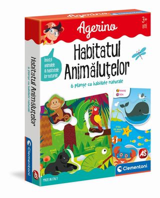 Joc educativ Agerino Animalutele si habitatele lor