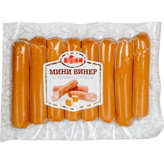 Бони Мини кренвирши Винер с топено сирене 200 ГР / AB902565