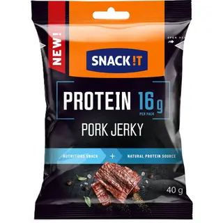 Snack din carne de porc Jerky Snack It Protein, 40 g