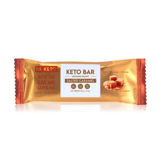 Baton Keto – Ciocolata cu Caramel Sarat – 40g