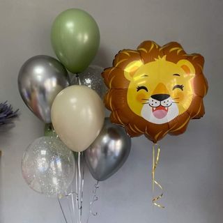 Buchet din baloane " Happy Lion "