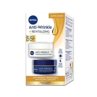 NIVEA Q10 anti wrinkle duo 55+ dnevna + noćna krema | 9005800357874