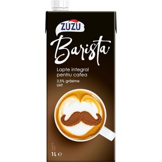 Zuzu, Lapte UHT integral pentru cafea Barista, 3.5% grasime 1L (ID 8589)